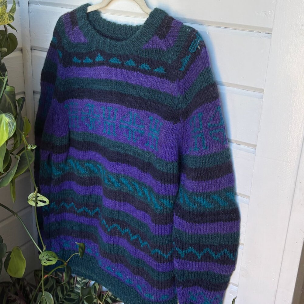 Handmade Retro Knit Sweater
